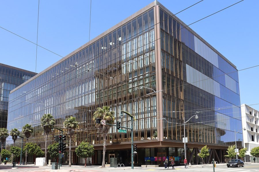 OpenAI's headquarters building at 1515 Third Street, San Francisco