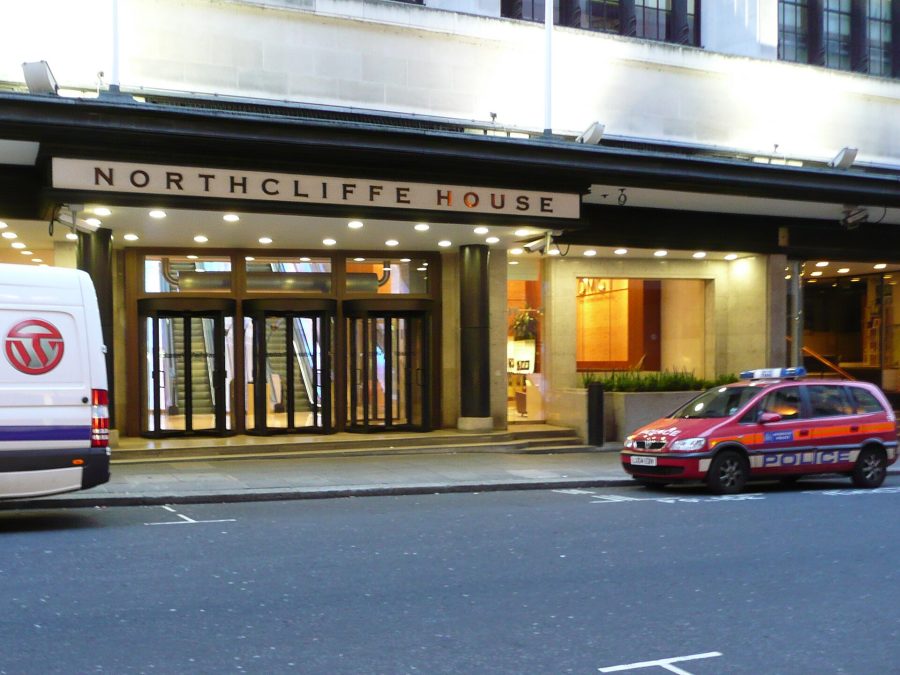 Northcliffe House in Kensington, the London headquarters of Daily Mail and General Trust