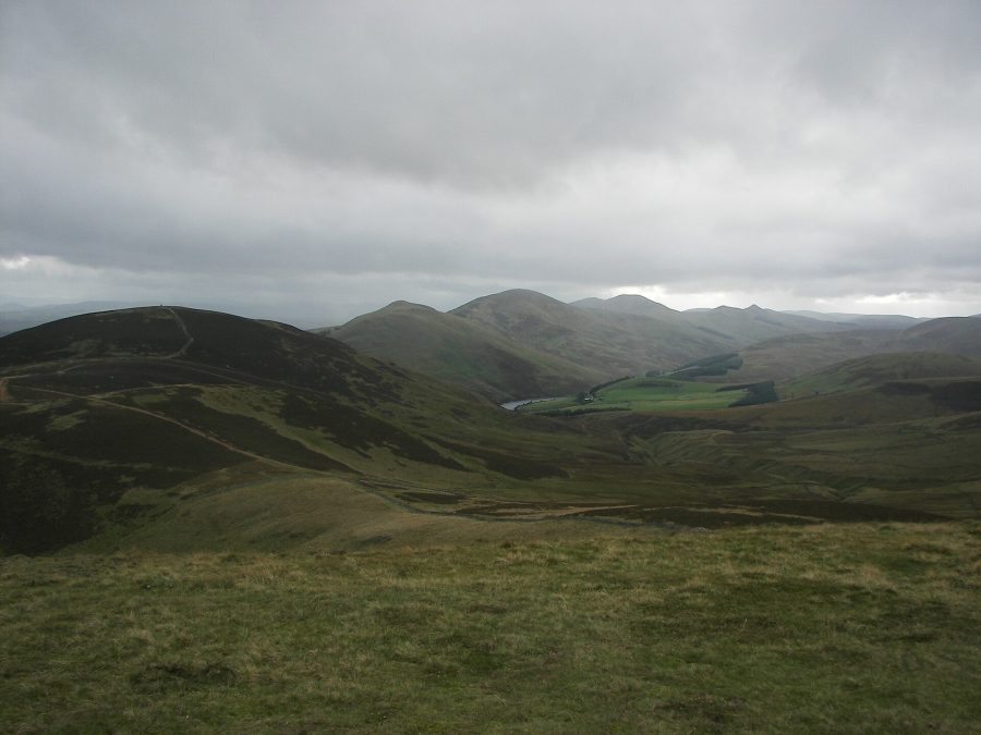 The Pentland Hills south-west of Edinburgh, where Barbour's AW26 film is set