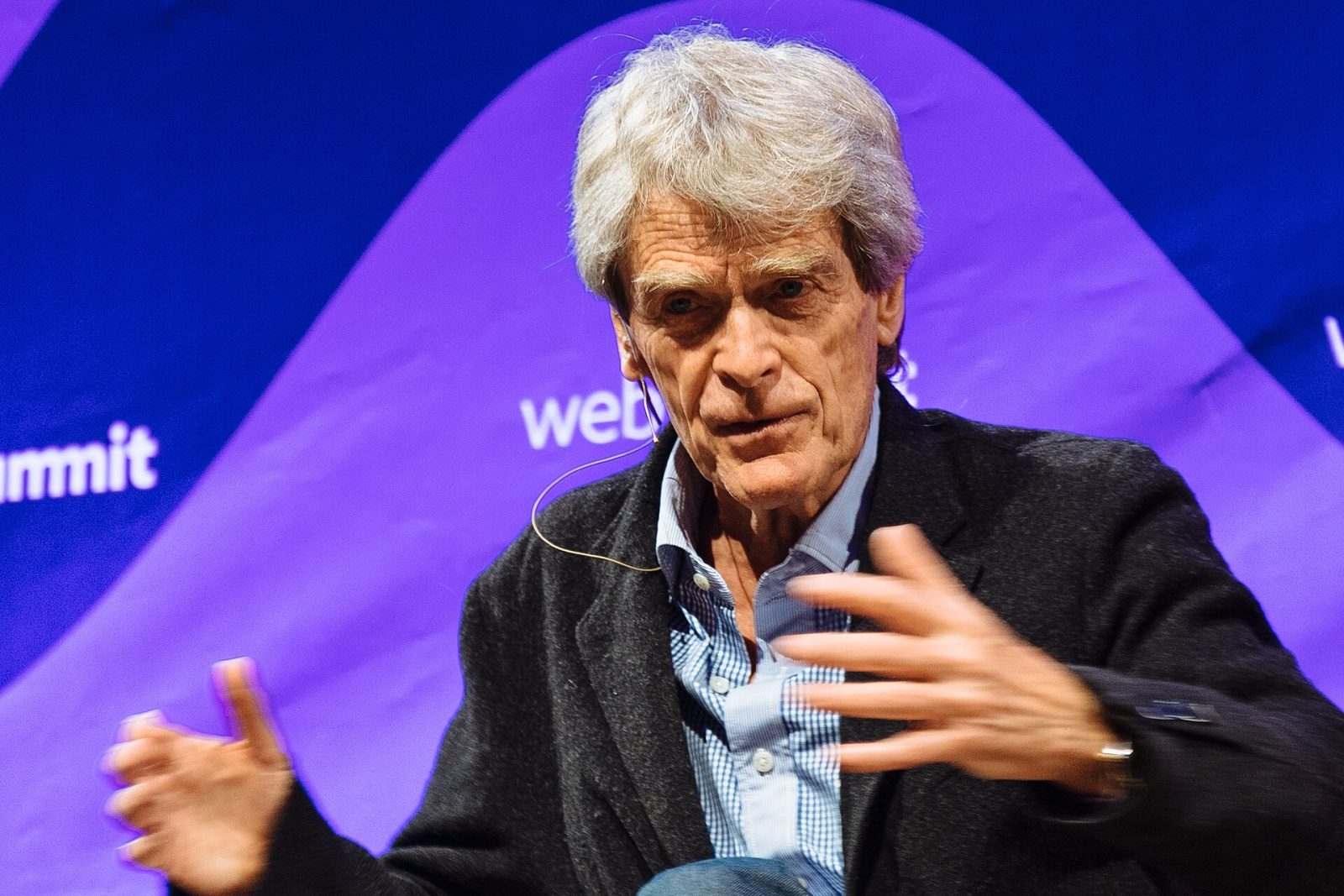 Sir John Hegarty speaking at Web Summit in 2017
