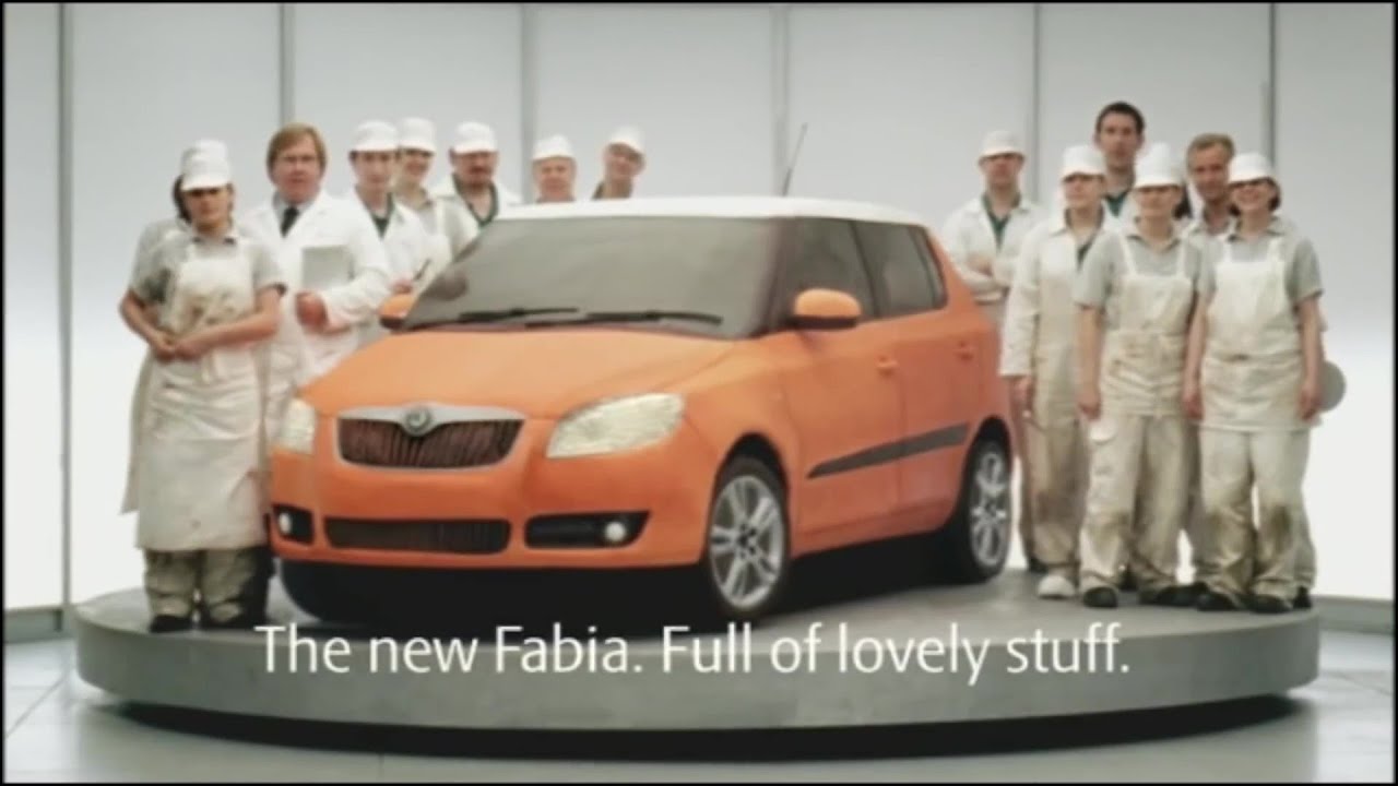 Skoda, Fabia Cake, TV advert, 2007, Fallon London