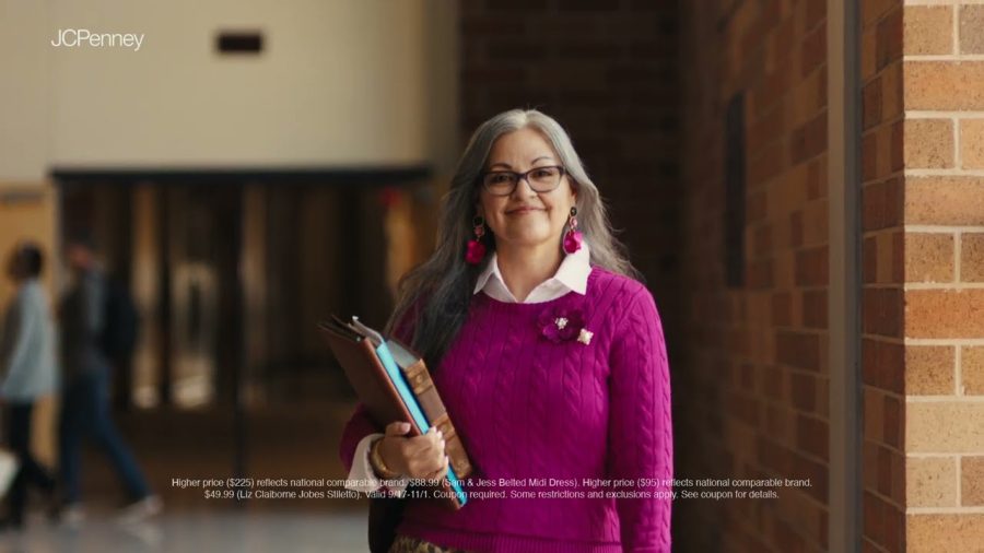 A teacher holding a clipboard in a school corridor in JCPenney's Teachers film