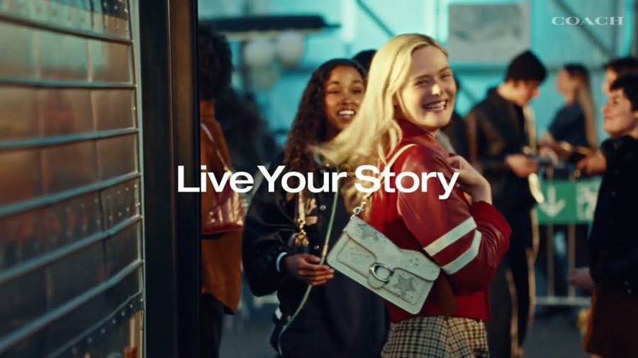 Elle Fanning and PinkPantheress in Coach's Live Your Story campaign film