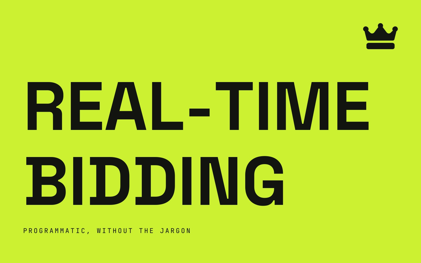 Programmatic advertising explained, without the jargon
