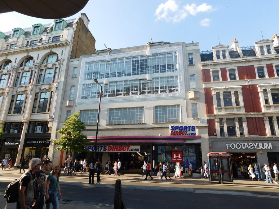 The Sports Direct store on Oxford Street, London